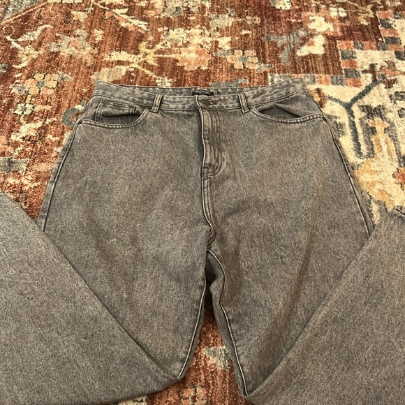 Nasty Gal Organic Denim High Waisted Mom Jeans -  US 12 - Picture 2 of 4